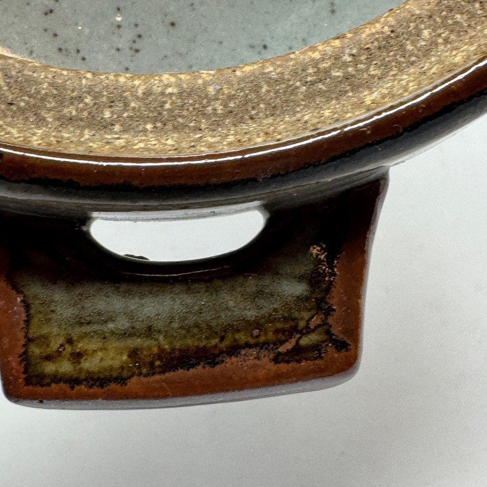 Handmade Ceramic Casserole Pot with Lid Rustic Stoneware Kitchenware Farmhouse - Picture 8 of 11